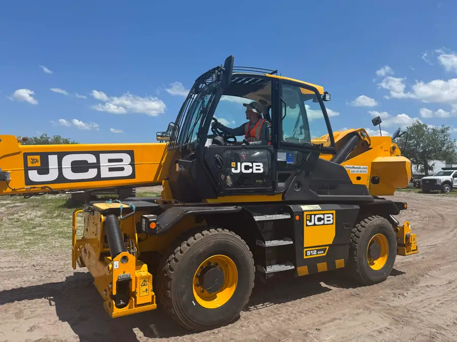 JCB equipment on construction site